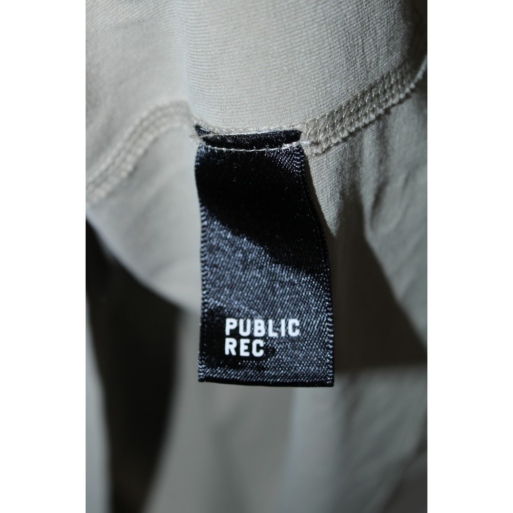Public Rec Men's Large Sand Color Crew Neck Stretchy T-Shirt - Picture 5 of 9